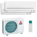 Aire acondicionado Mitsubishi Electric Multisplit 2x1 MXZ-AP R-32 El aire acondicionado multisplit Mitsubishi Electric Gama Doméstica MXZ-AP MXZ-AP2535E42VFK es una solución 2x1 eficiente y elegante para climatizar múltiples estancias en su hogar. Ada Fut